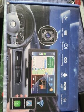 Car Multimedia GPS Receiver with Touchscreen - Black